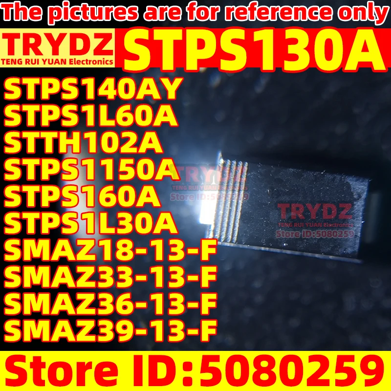 SMAZ18-13-F SMAZ33-13-F SMAZ36-13-F SMAZ39-13-F, STPS130A, STPS140AY, STPS1L60A, STTH102A, STPS1150A, STPS160A, STPS1L30A, 300-20 개