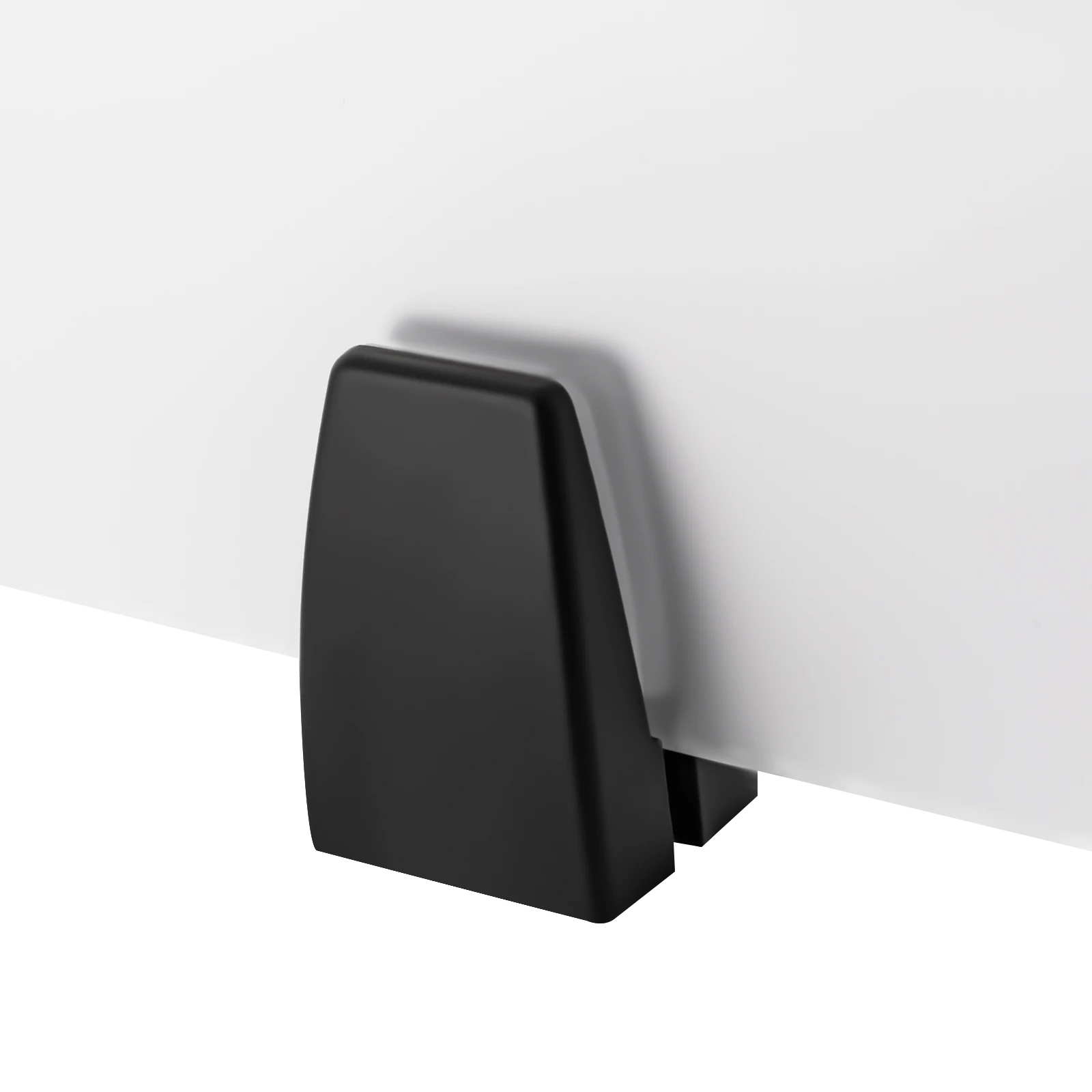 Dual Frosted Plexiglass 24 x 18 inch Clamp-on Desk Privacy Panels, Acrylic Cubicle Desk Dividers, Office Partitions, 2 pcs