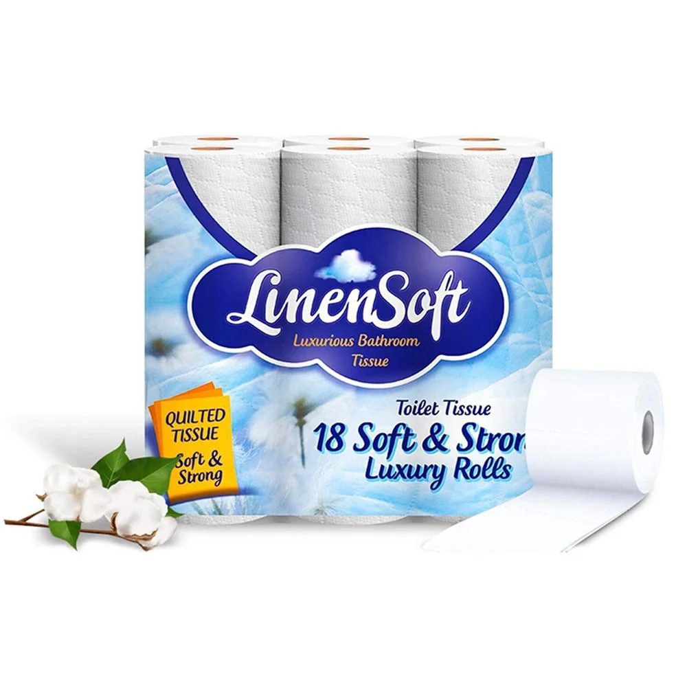 Linen Soft Luxury Toilet Roll Tissue 2Ply 54Roll - Image 5