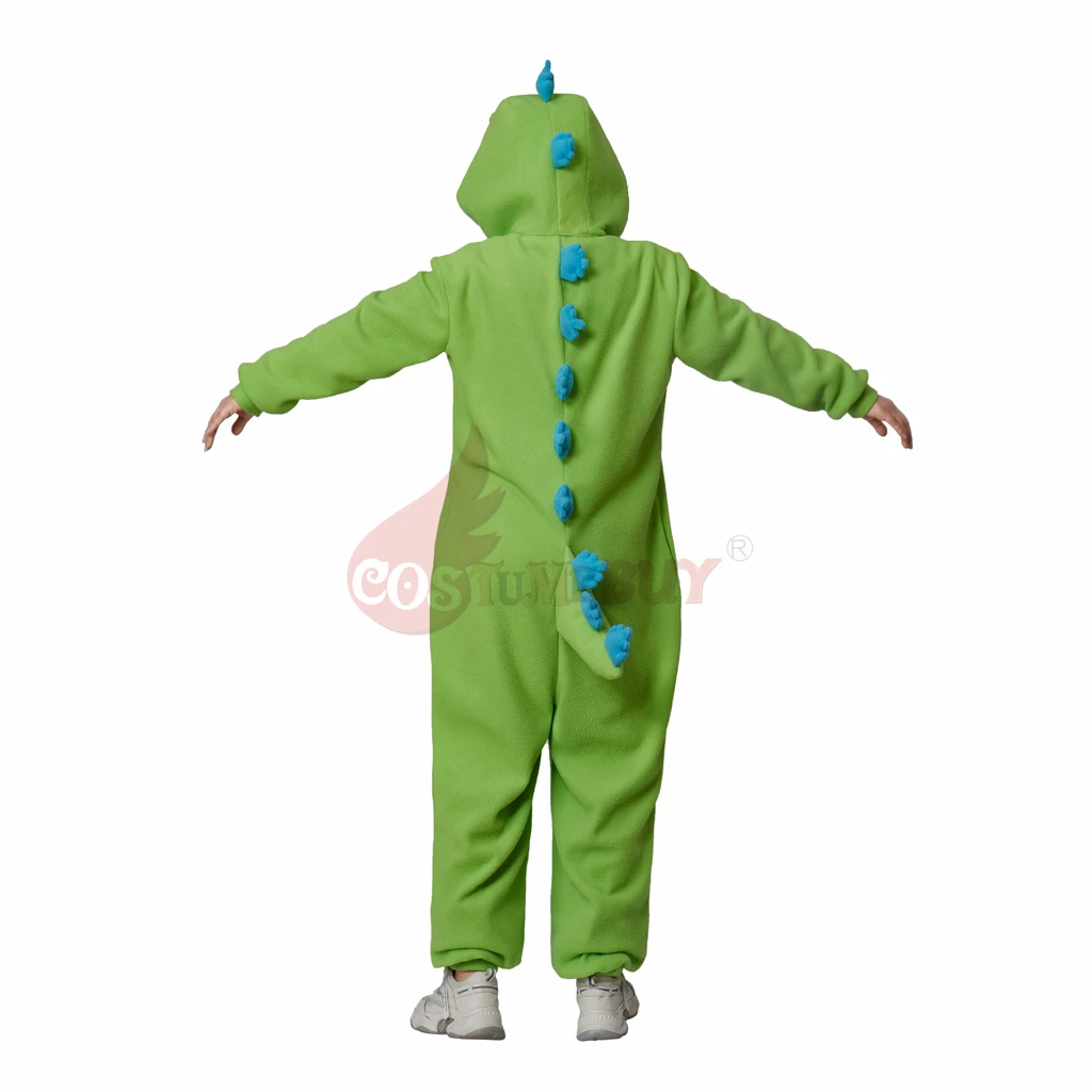 Costumebuy Neue Erwachsene Grün Dinosaurier Onesie Pyjamas Unisex Lose Strickjacke Top Nachtwäsche Cartoon Tier Cosplay Nachtwäsche Hallowee