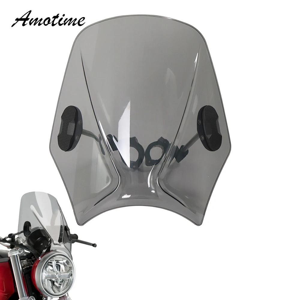 

Motorcycle Windscreen Windshield Universal For BMW r nine t NINET RNINET RNINE T R9T Pure Scrambler Urban G/S R1200R R18 S1000R