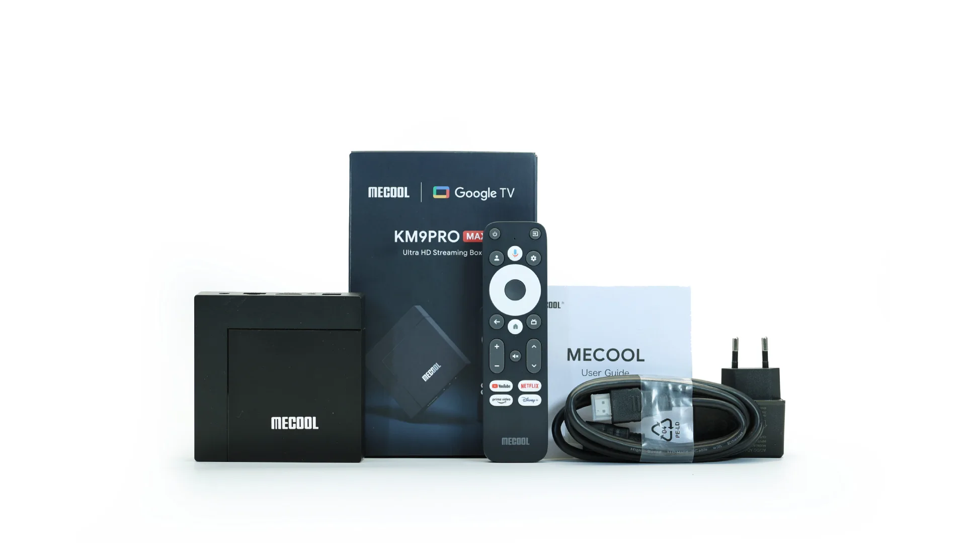 [أصلي] 2025 جديد Mecool KM9 PRO MAX Android TV Box 2GB 32GB 4K HDR Android 12 2T2R WIFI5 Realtek1325-B Google صندوق التلفزيون المعتمد