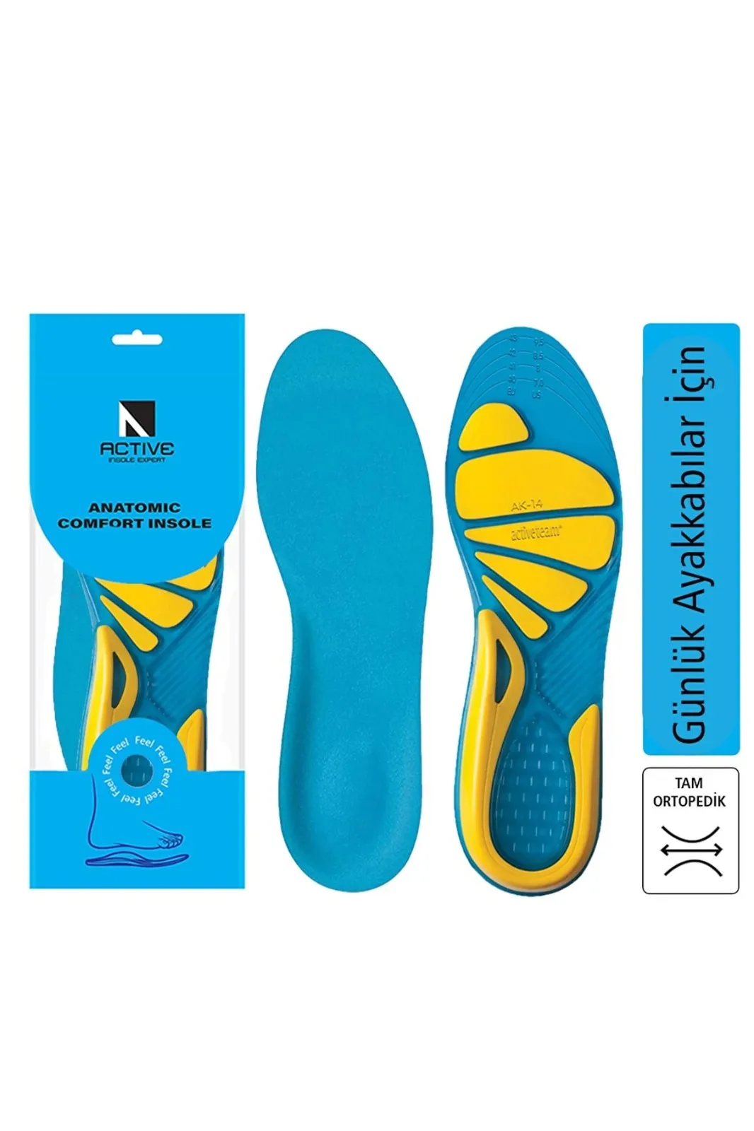 -For Daily Shoes, Belt And Metatarsal Backed, Orthopedic, Gel Insoles AK-14