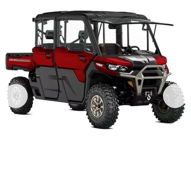 2024 Can Am Defender MAXX Limited HD10 (Fiery Red) 4-seater Utility UTV