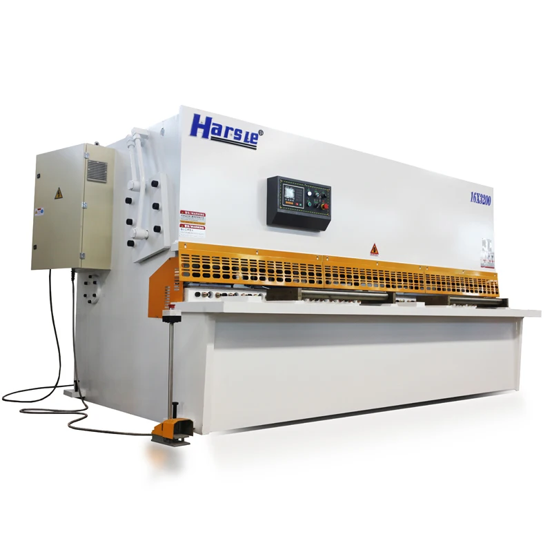 QC12K NC Hydraulic Swing Beam Shearing machine with E21S low price High-Precision