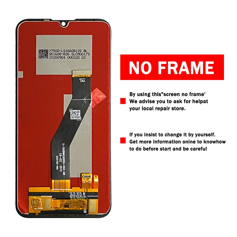 High Quality For Motorola Moto E6s (2020) LCD Display Touch Screen Display Digitizer Assembly For Moto E6s XT2053, XT2053-2