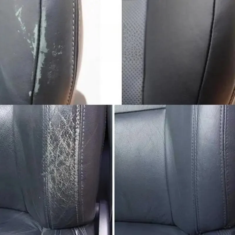 Gel de réparation du cuir, 20ML, pour siège de voiture, maison, réparation complémentaire du cuir, crème de rénovation, pâte de réparation de couleur, nettoyant pour cuir