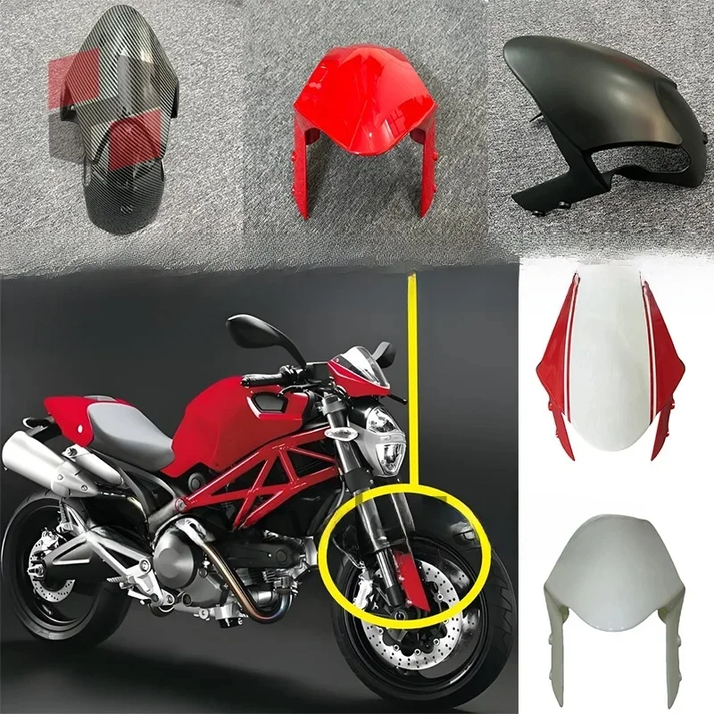 Garde-boue de moto pour Ducati Monster 696 795 796 1100 1100S EVO, carénage à paillettes