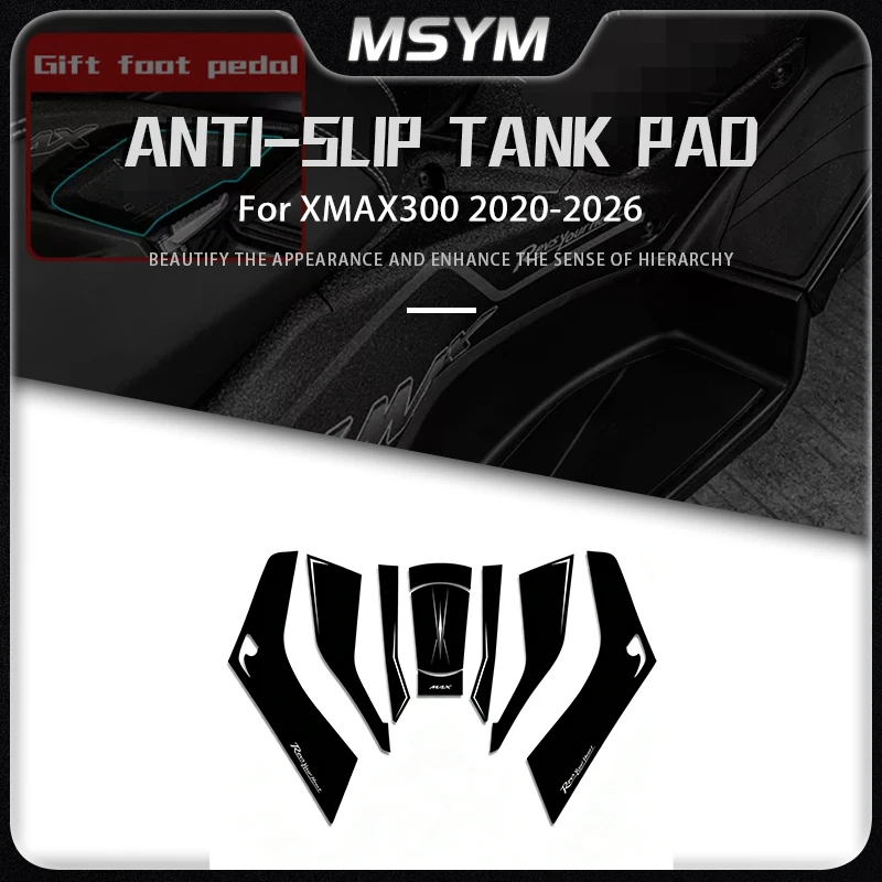Anti Slip Fuel Tank Sticker Modified Body Protection Anti Scratch Sticker Film Accessories For YAMAHA XMAX300 2020-2026