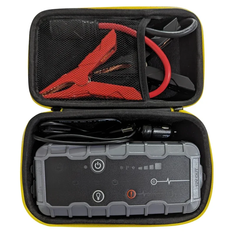 Najnowszy pokrowiec podróżny z twardej pianki EVA do urządzeń NOCO Boost XL GB50 1500 Amp 12-Volt UltraSafe Lithium Jump Starter — zdjęcie produktu 7