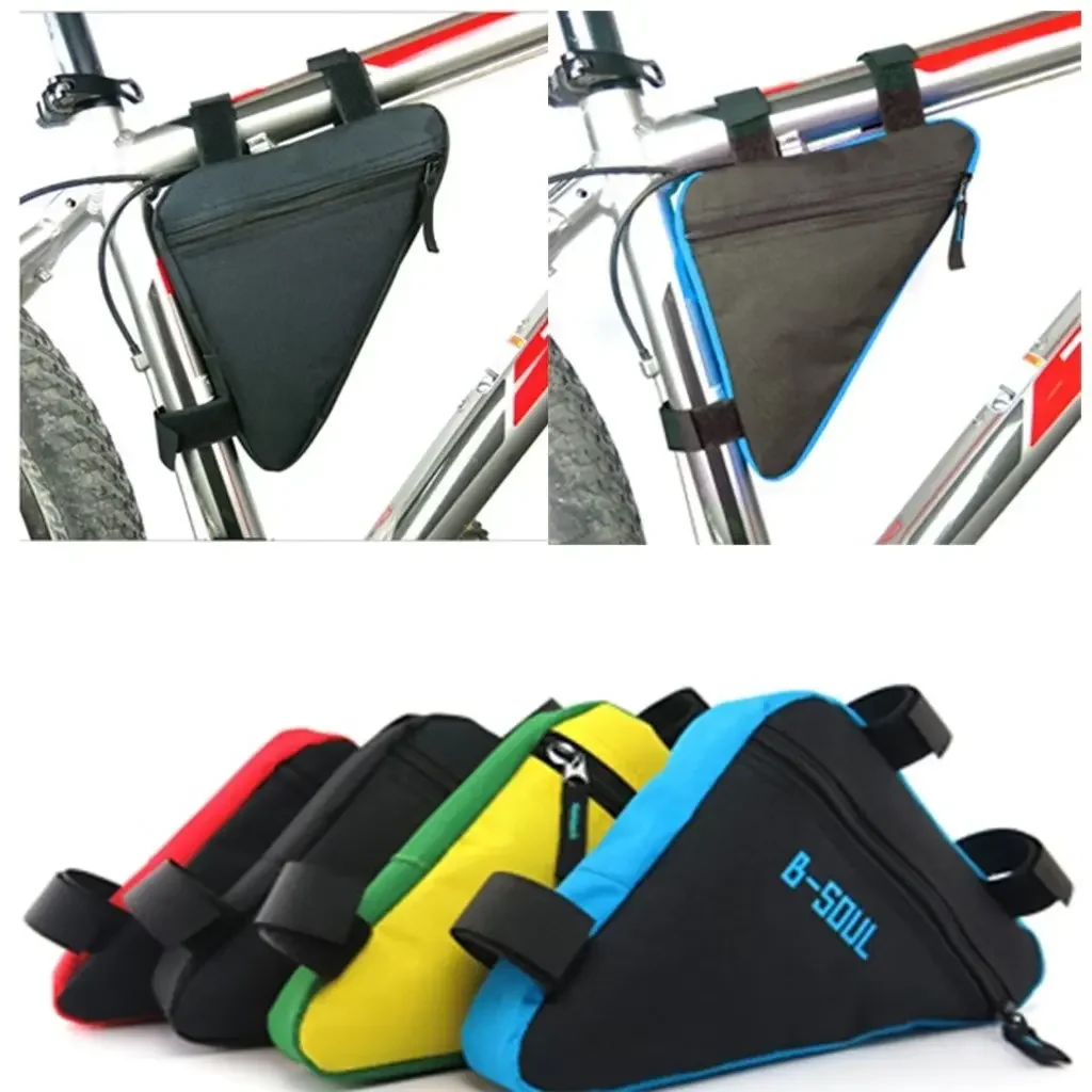 AliExpress 4 Colors Waterproof Triangle Cycling Bicycle Bags Front Tube Frame Bag Mountain Bike Triangle Pouch