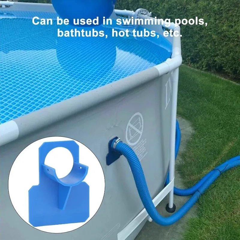 4Pcs Anti-Bend Anti-Drop Hose Support Bracket Pool Water Pipe Fix Holder for Swimming Pool Garden Outdoor Faucet