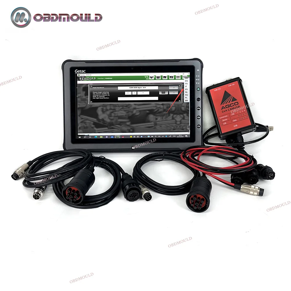 

Планшет F110 с интерфейсом AGCO CANUSB EDT Massey Ferguson FENDT OEM AGCO, диагностический инструмент, сельскохозяйственный диагностический сканер