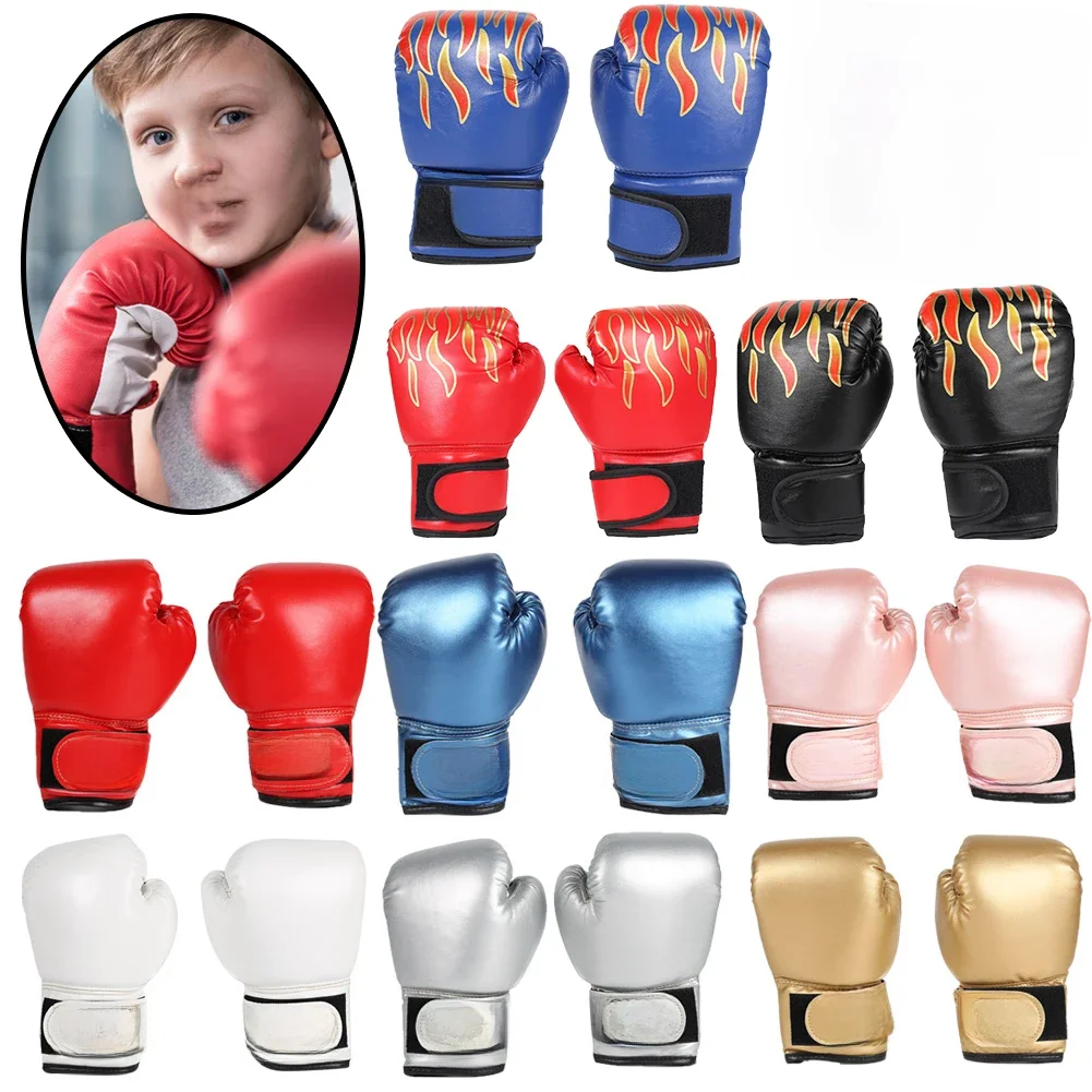 Gants de boxe Punch Training pour enfants, mitaines de fitness pour enfants, protection des mains, bleu, noir, rouge, sonnette de Rotterdam, déclinaison de la boxe, gastronomie, 2 pièces