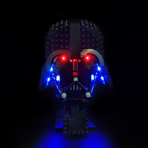 LYBMTWF LED Light Kit for 75304, Compatible with Darth Vader Helmet Building Blocks Model, Not Include Blocks Set