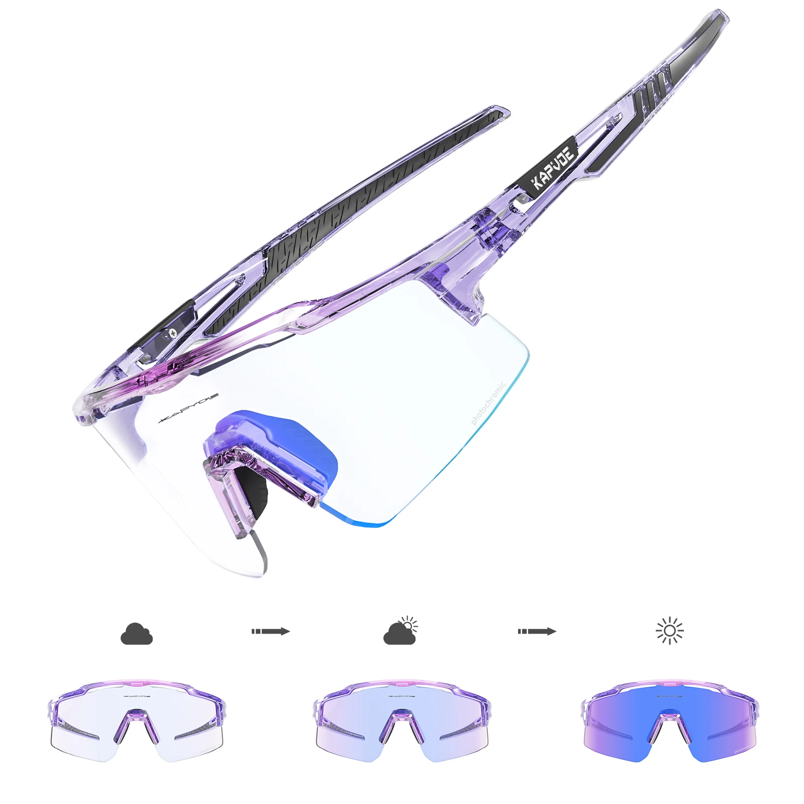 Photochrome Sonnenbrille UV400 Fahrrad Brille männer Blau Sport Frau Radfahren Brillen Outdoor MTB Brille Fahrrad Brille