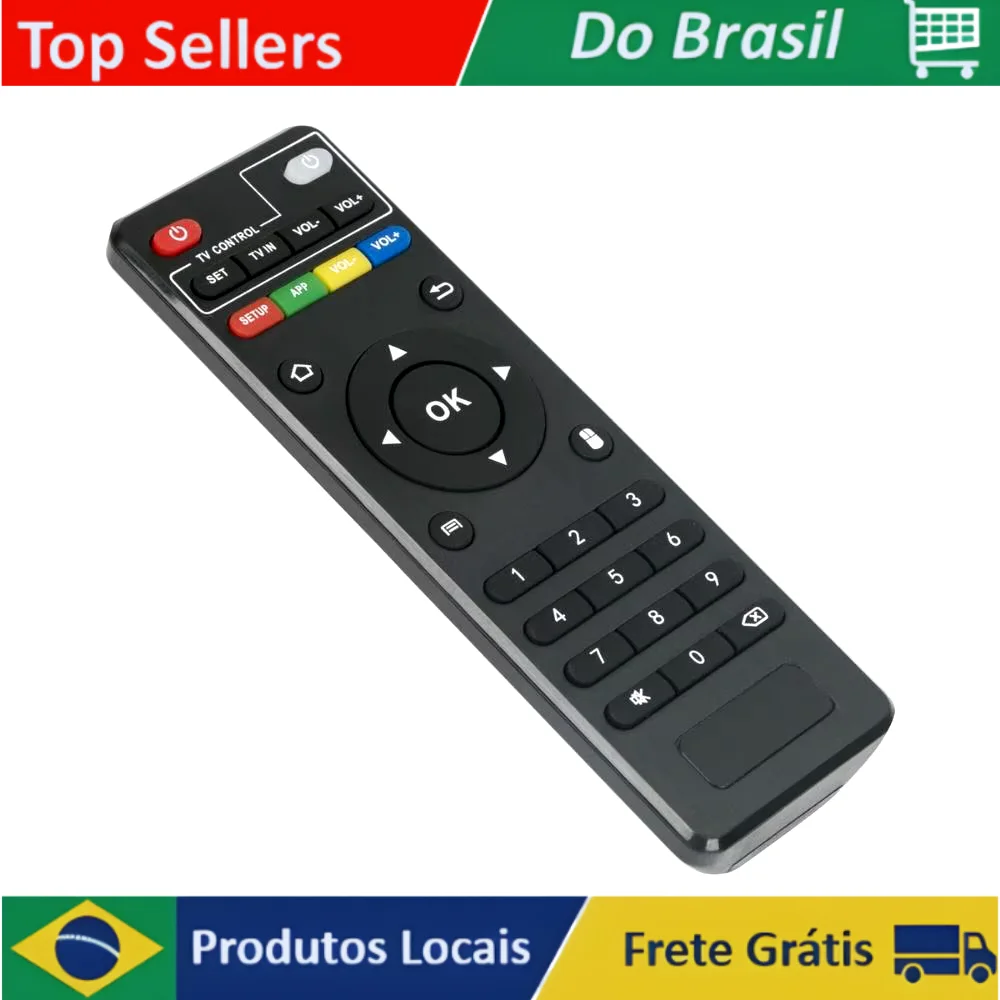 Controle Remoto Tv Universal 4k Mx9 Tx3 Tx2 Tx9 Mxq Pro 4k Box TVBOX Televisão Filme Série Netflix