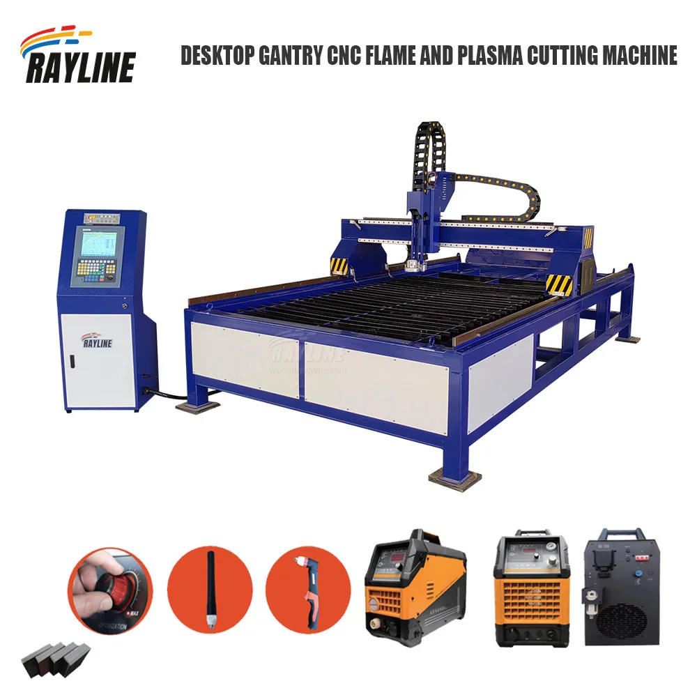 High Quality Gantry Cutting Plasma Cutting with High Accuracy Desktop Cnc Plasma Cutting Machineprecision Stainless-steel