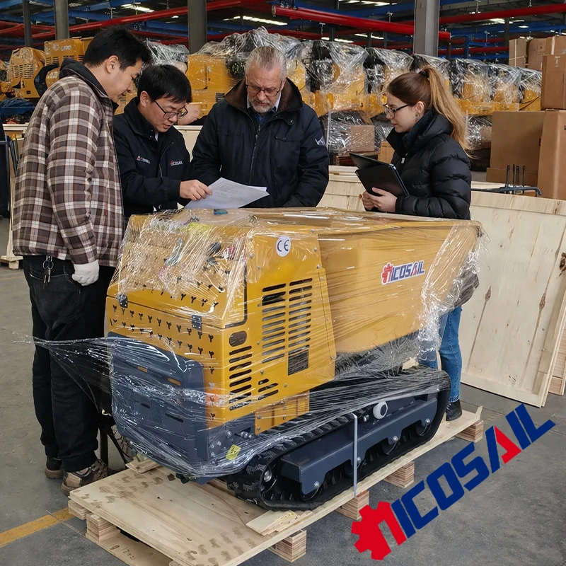 

Customizable Hydraulic Tipping Mini Dumper CE Euro 5 1200kg Crawler Dumper for Agricultural Construction Work