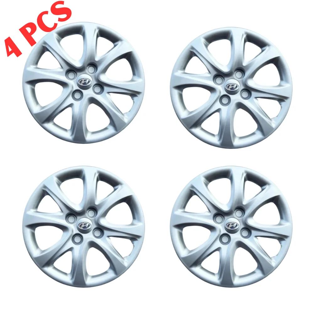 Wheel Cover set 4 Pieces 14\' Inch for Hyundai Steel View Hub Caps Unbreakable Hubcaps Automotive Car Accessories Decoration