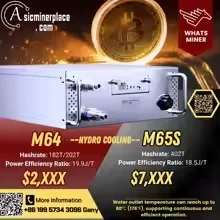 

MicroBT WhatsMiner M66S+ 318T 5406W с иммерсионным охлаждением для майнинга BTC (Bitcoin)