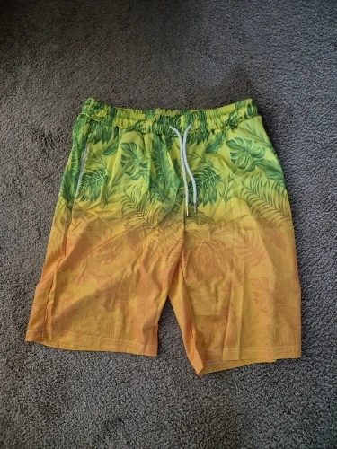 Tropical Plants 3D Print Board Shorts Men Oversized Surfing Drawstring Beach Sports Pants Swimwear Swimsuits Trunks Kid Clothing photo review