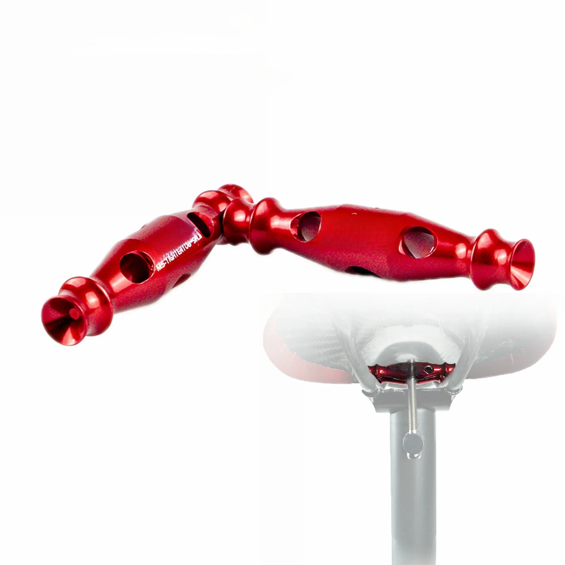 AliExpress ZRACE Extremely lightweight Yokes for T2 Seatpost,10g a pair - Red/Black, Parts Of Passion Seatpost Yokes Extremely light 7075AL