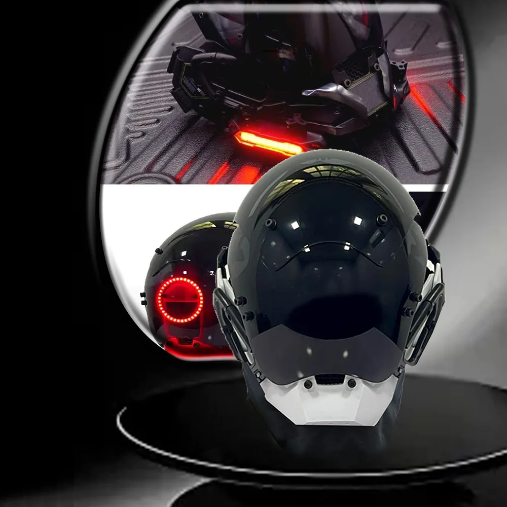 

Punk Mask Cosplay for Men,Techwear Sci Fi Gothic Mask Cyberpunk Cosplay Halloween Mask For Any Adult Fit Party Music Festival