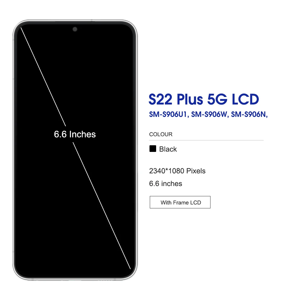 S22 Plus Amoled Screen, 6.5\