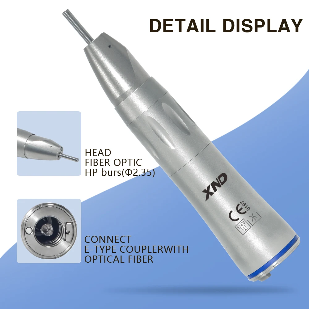 XND Dental bezszczotkowy silnik światłowód LED zestaw rączki 1:5 czerwony pierścień 1:4.2 zwiększający prędkość 1:1 pod kątem 1:1 prostym nosem