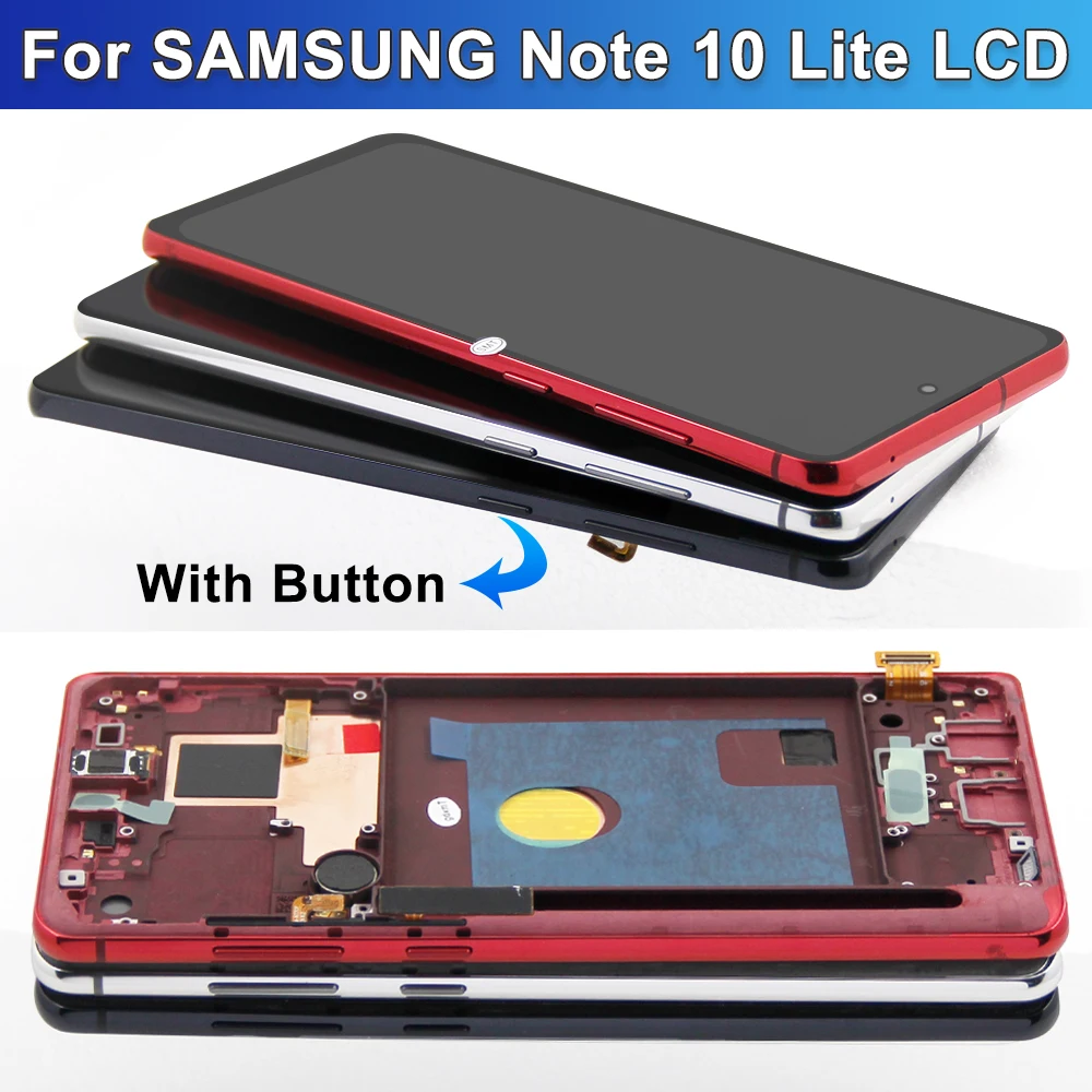 Screen for Samsung Galaxy Note10 Lite Lcd Display Digital Touch Screen for Samsung Note10 Lite N770F N770F/DS N770F/DSM Assembly