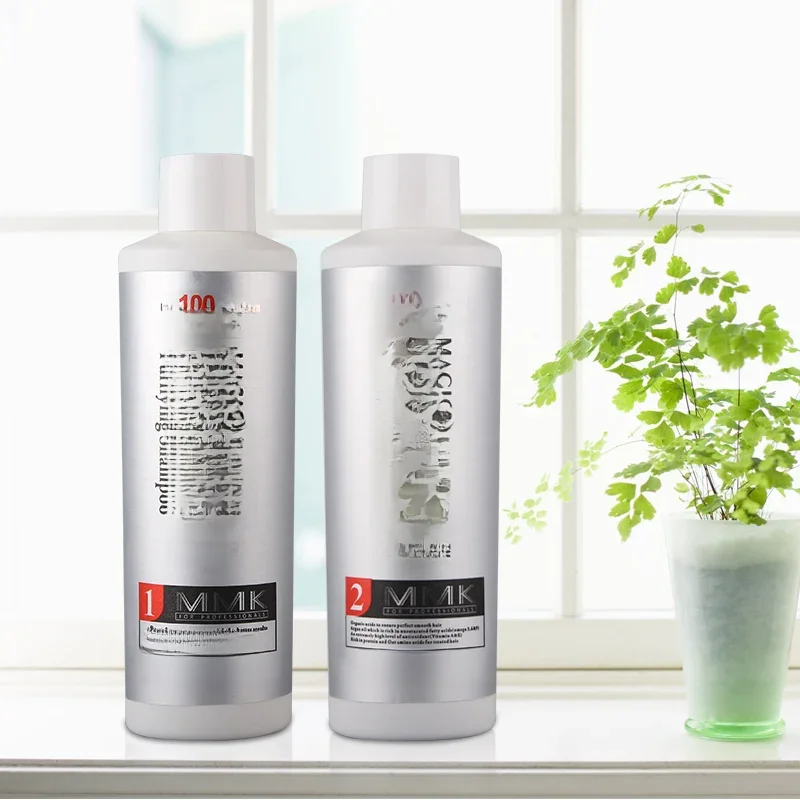 Kokos Riechen 120ml Keratin Behandlung + Reinigung Shampoo Begradigen und Glatte Lockiges Krauses