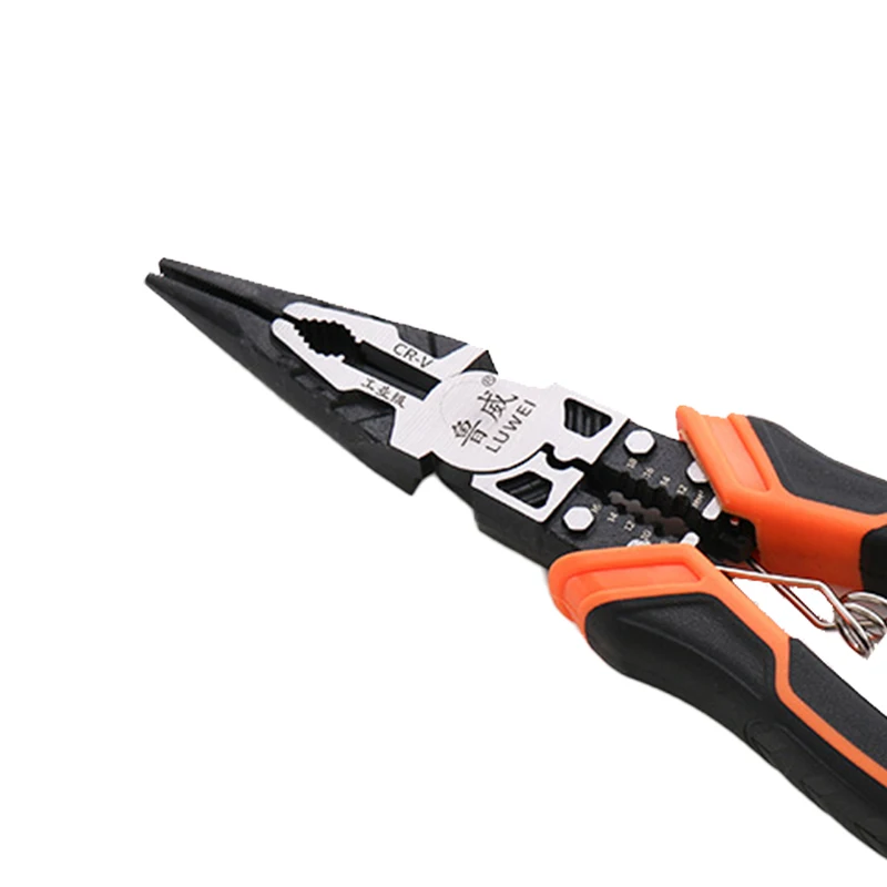 9-inch wire stripping needle-nose pliers, wire strippers, wire strippers, electricians, multi-function, labor-saving