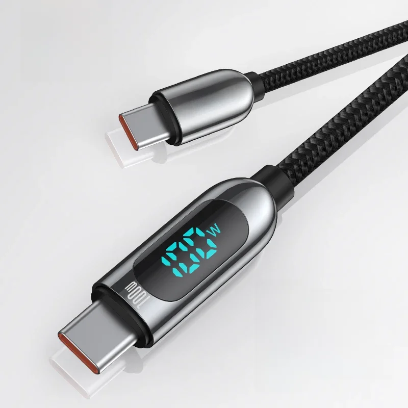 Câble USB C Baseus PD 100W/66W pour iPhone 16 15 ProMax MacBook câble de charge rapide Type C pour chargement de fil de données Xiaomi Samsung