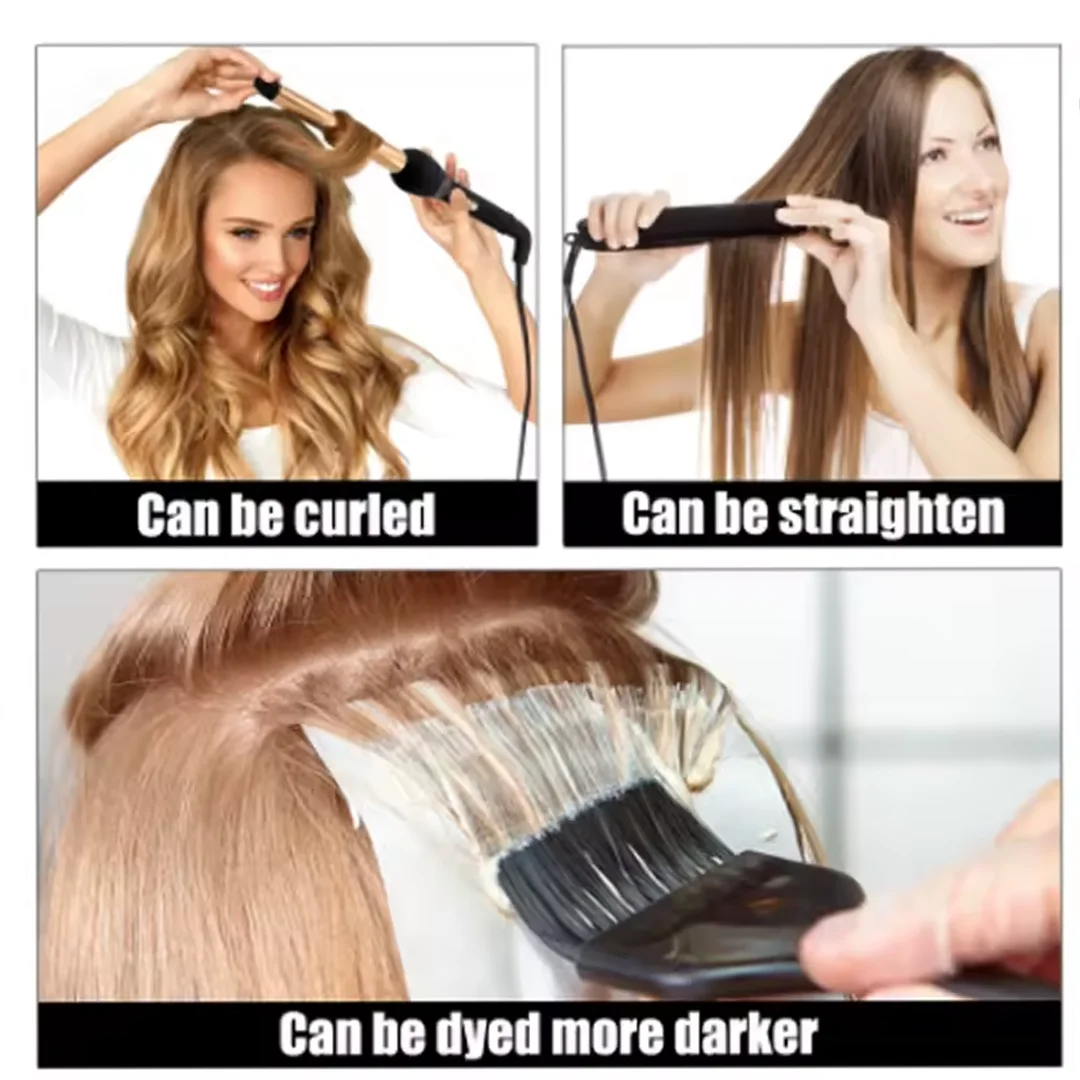 جديد كليب في وصلات شعر الشعر البشري 100% وصلات شعر ريمي طبيعية لحمة مزدوجة 7 قطع الشعر البشري زيادة حجم الشعر