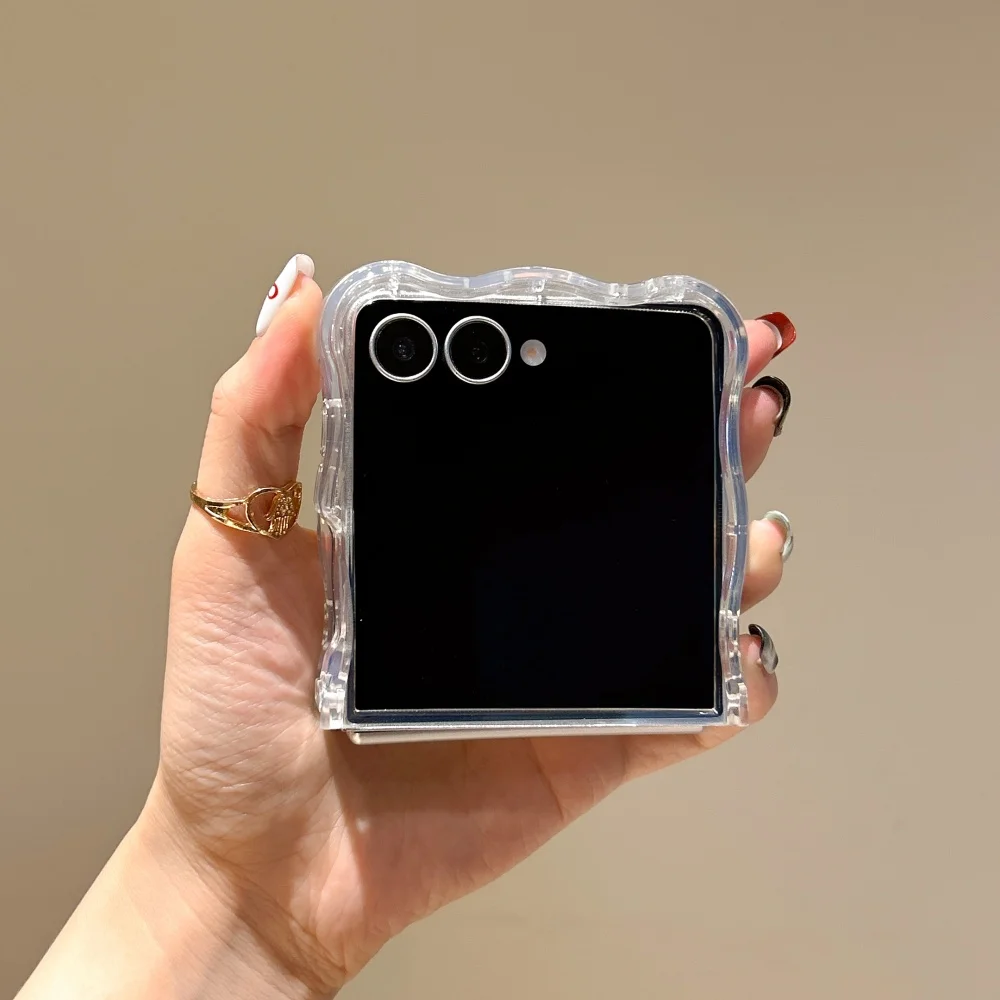 Lichte luxe roze diamanten strik telefoonhoesje, geschikt voor Samsung Z Flip3 4/5/6/7 Pro Max, Korea INS nieuwe schokbestendige beschermhoes