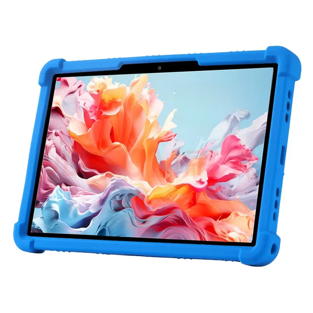 Dla tabletu Teclast P30T 10,1 cala podpórka płaszcz odporna na wstrząsy obudowa etui na tablet Android 14 silikonowa podstawka powłoka ochronna miękka — zdjęcie 2