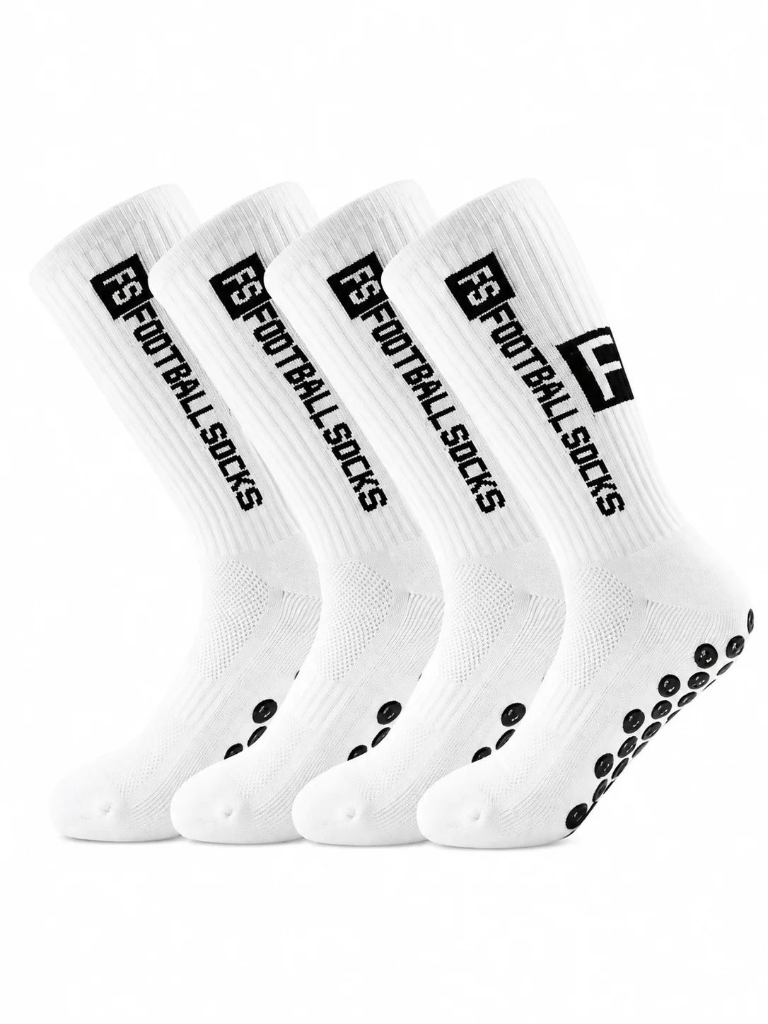 Men Anti Slip Football Socks Non-Slip Silicone Grip Pads Mid Calf Soccer Socks Breathable Athletic Sports Socks for Football Rugby