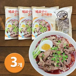 맛있는 녀석들 석쇠구이 고기쫄면 750g x 3