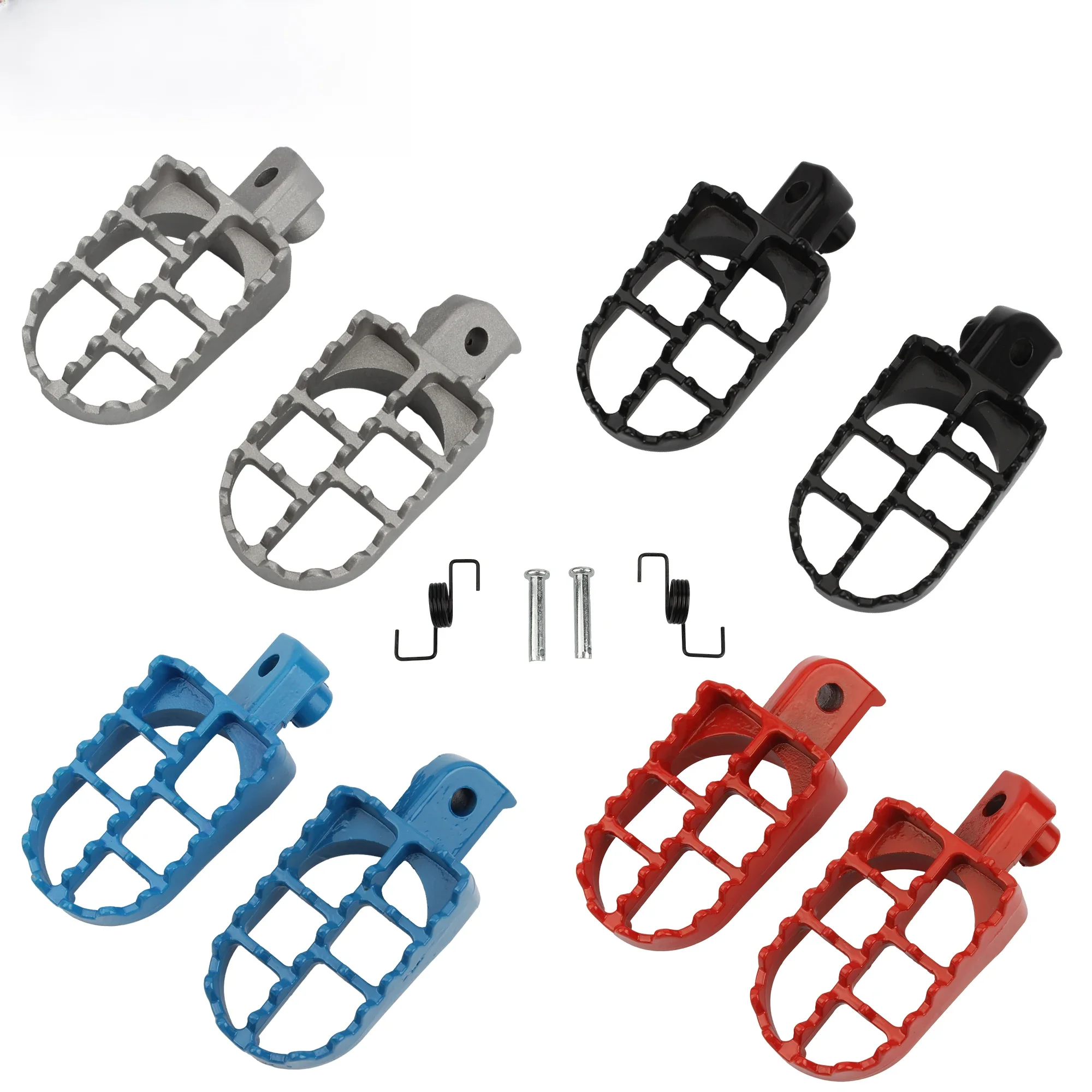 AliExpress PowerMotor Motorcycle Foot Pegs Rests Footpegs for Yamaha PW50 80 TW200 XR50R CRF50 CRF70 CRF80 CRF100F Motorbike Dirt Pit Bike