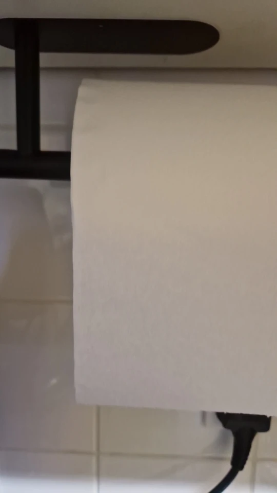 Kitchen Paper Towel Holder Adhesive Tissue Hanger Toilet Roll Paper Dispenser Cabinet Storage Napkin Rack Bathroom Accessories photo review
