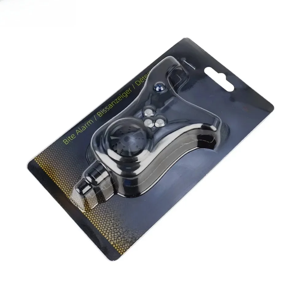 Hirisi Feeder alarme de morsure de pêche avec contrôle de la sensibilité de la tonalité du Volume indicateur LED N37 indicateur d'alarme de morsure de pêche à la carpe