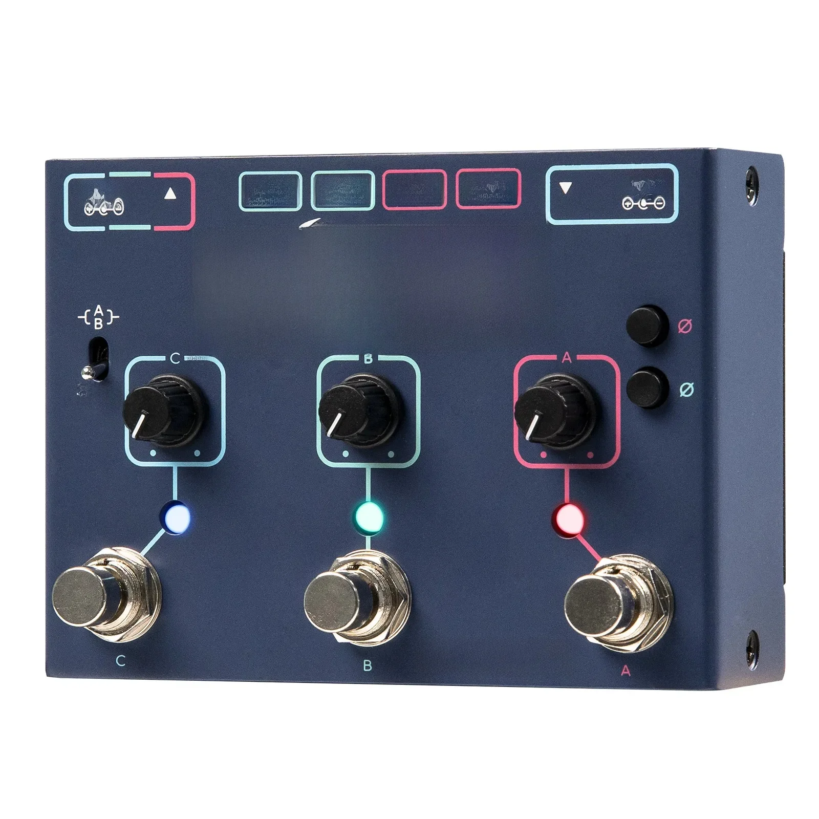 SONICAKE Portal Actieve signaalmixer, analoge lijnkeuzeschakelaar, ABY&FX Loop 3-kanaals Multi-effect pedaalvoetschakelaar QDS-06 - afbeelding 2
