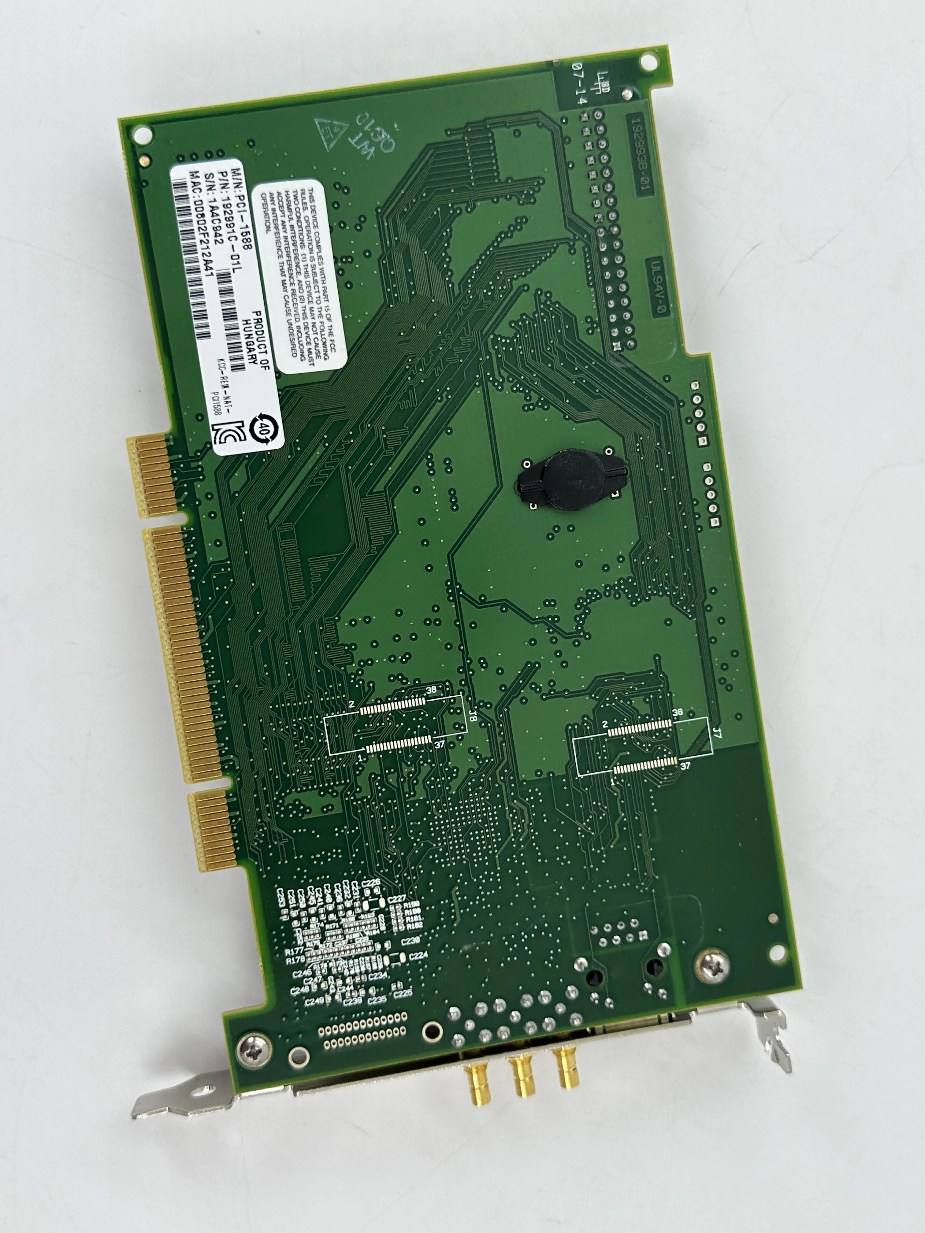 National Instruments NI PCI-1588 board part number 192991B-01