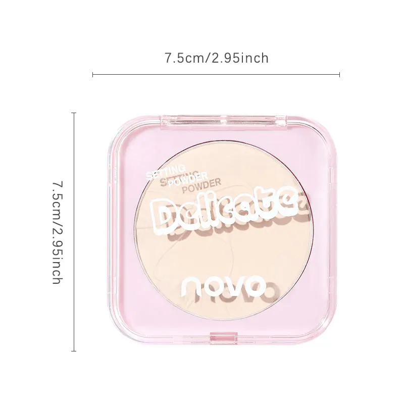 بودرة ضبط للتحكم في الزيت، بودرة ترطيب مرطبة ناعمة تدوم طويلاً، تقليل المسام، مقاومة للماء والعرق #6