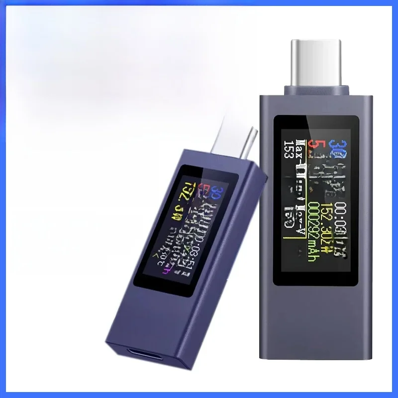 KWS-2302C Tester USB typu C wielofunkcyjny cyfrowy wyświetlacz napięcie prądu miernik mocy Tester ładowania telefonu DC 4-30V 0-12A — zdjęcie 2