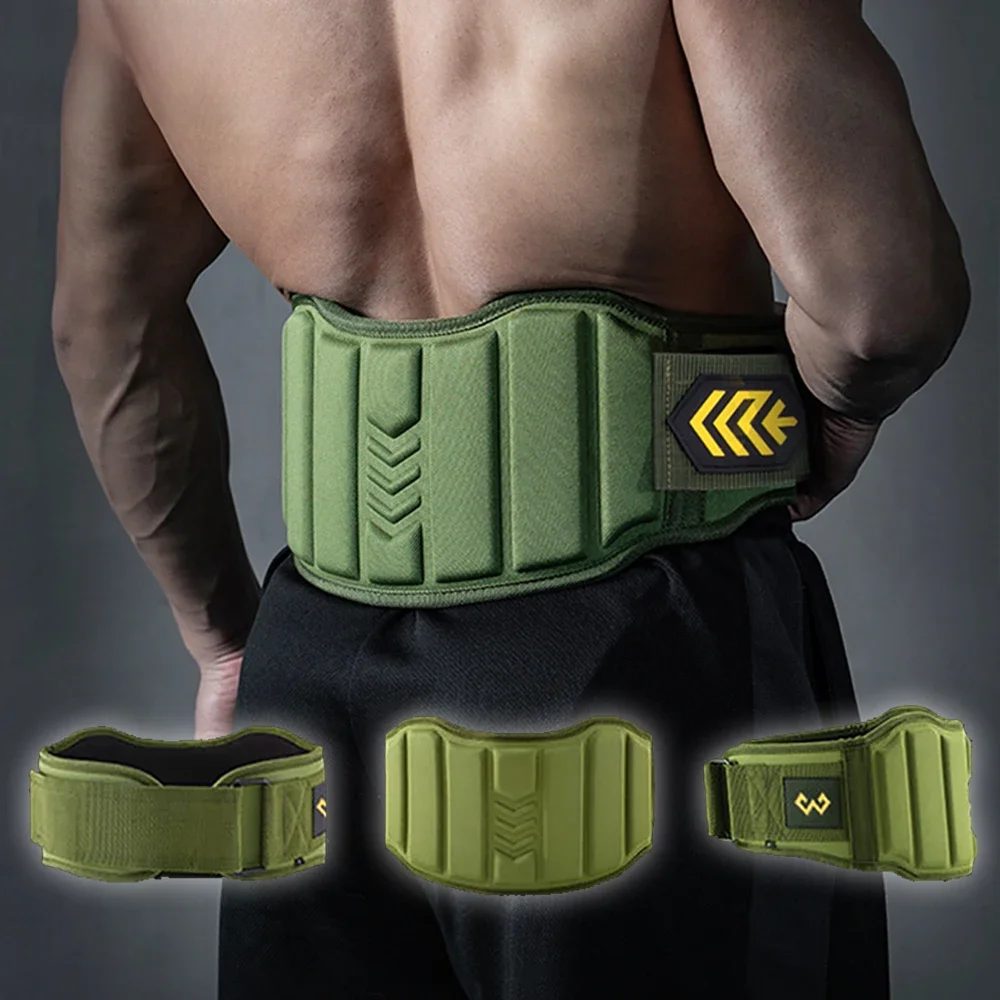 1PC poszerzony pas biodrowy ochraniacz na sztangę trójbój siłowy trening siłowy siłownia Fitness podnoszenie ciężarów lekkie pasy EVA na plecy — zdjęcie 2