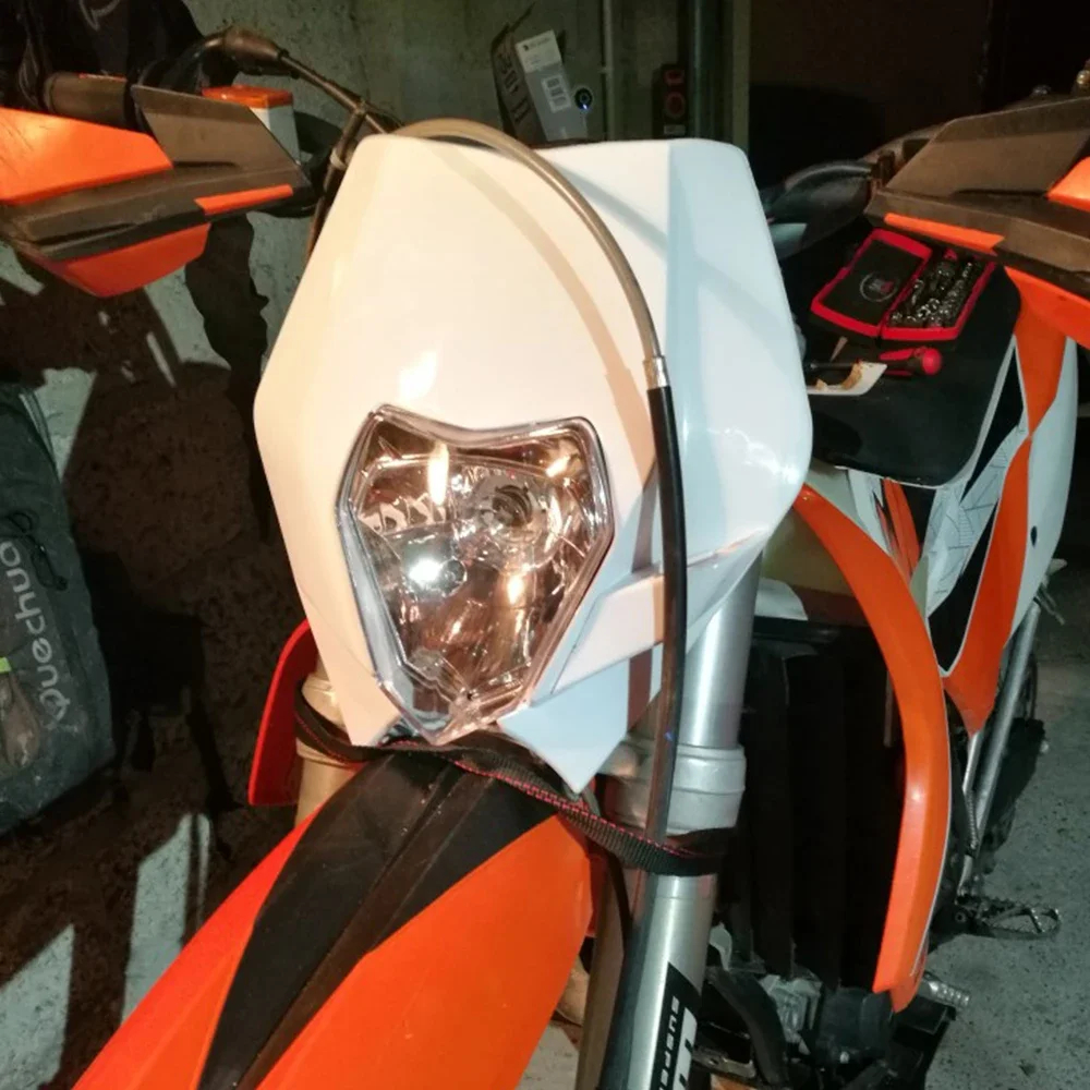 AliExpress Motorcycle Headlight Plate for KTM EXC SX XC XC W XCF SXF EXC 125 To 530 2012-2016 Supermoto Dirt Bike Enduro Motocross Mask