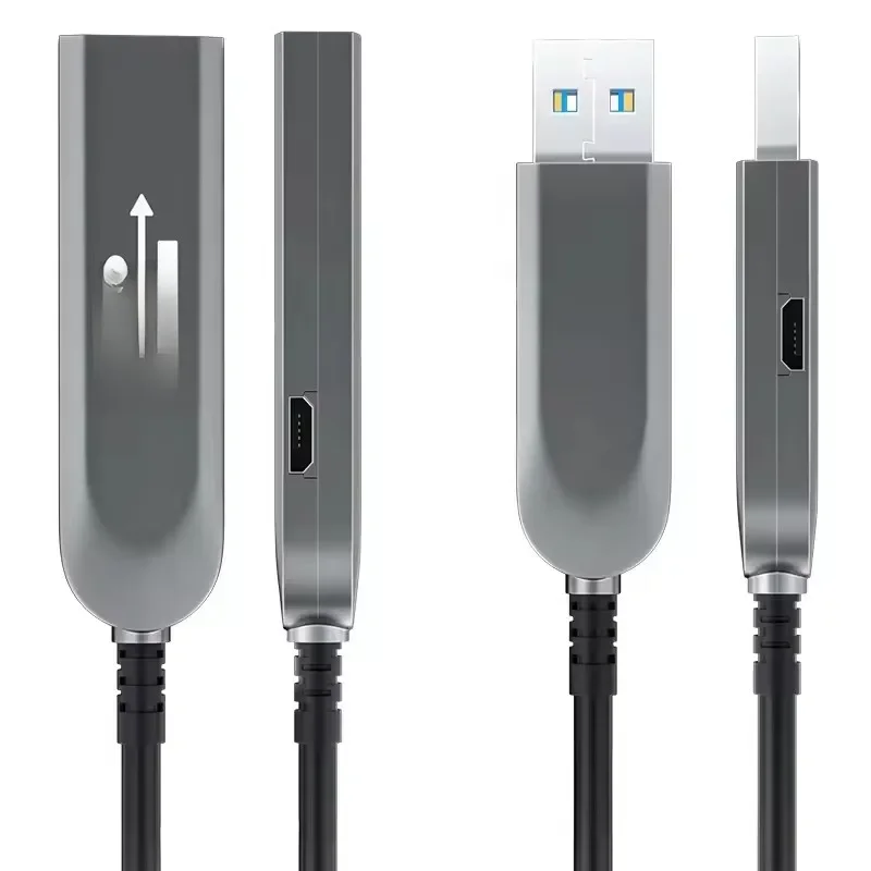 USB3.0 i 3.1 AOC Światłowodowy kabel do transmisji danych 10 Gb/s USB3.0 męski na żeński przedłużacz USB Długa długość 10 m 20 m 50 m — zdjęcie produktu 7