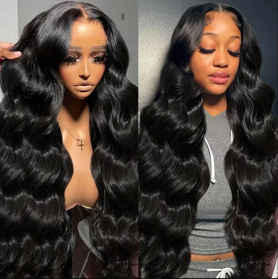 

250 Density Body Wave 13x4 13x6 HD Lace Frontal Human Hair Wigs 30 40 inch Brazilian Lace Front Wigs For Women